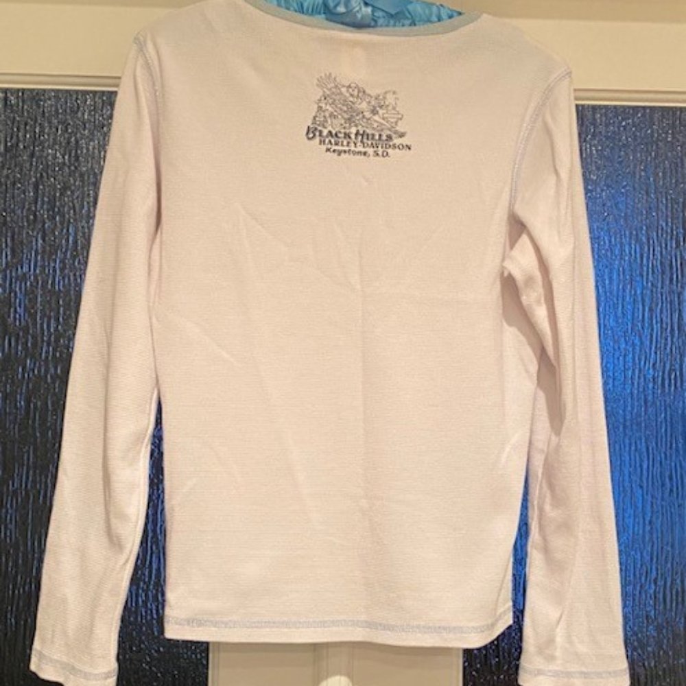 Black Hills Keystone, SD HARLEY-DAVIDSON Thermal Shirt - Picture 4 of 11